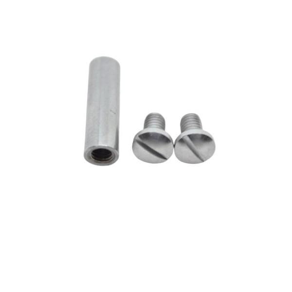 サイズ： 画像参照  数量 ：1個   状態  ：新品材質：ステンレス ※ナイフ、包丁など自作ナイフのハンドルを止めるパーツになります。装飾としてもご利用いただけます。またサイズですが、約0.1〜0.2ｍｍ程度の誤差ございます予めご了承ください。