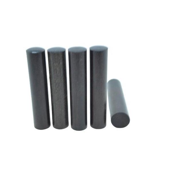 約サイズ：直径12ｍｍ　高6ｃｍ数量：1個   状態：新品（同等品の発送）黒檀は銘木となる木材です、耐久性、密度も高く高級木材とされております。また艶上がりもよく印材としても大変珍重されております。※こちらの印材をベースに印鑑製作は当店では...