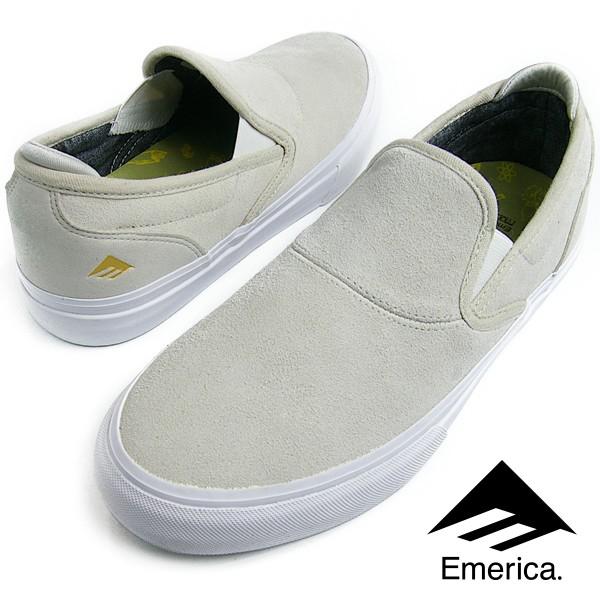 Emerica エメリカ Wino G6 Slip On 102 ワイノ スリッポン White White メンズ レディース スニーカー スケシュー スケートシューズ すみなかシューズストア 通販 Yahoo ショッピング