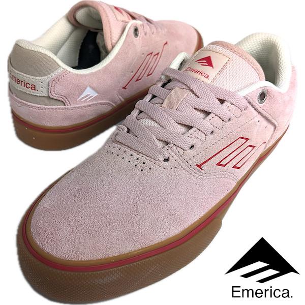 Emerica エメリカ THE LOW VULC (650) ロウバルク PINK ピンク レディース スニーカー スケシュー スケートシューズ