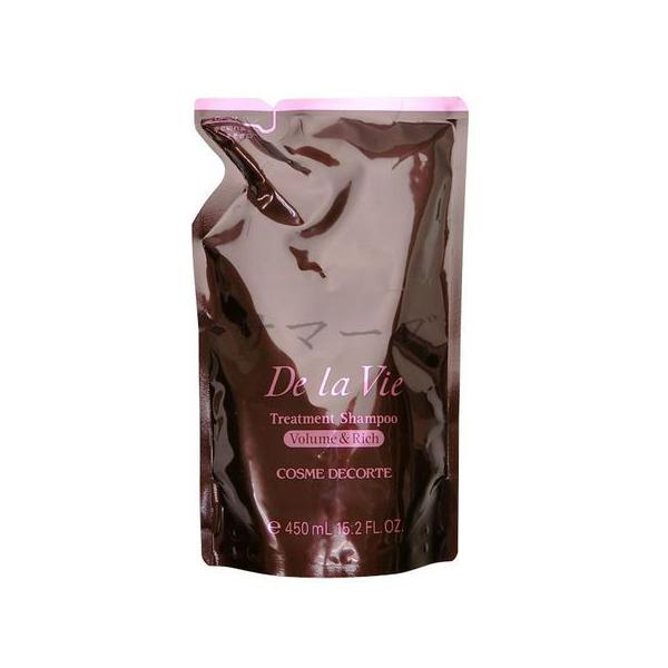 コスメデコルテ　ドゥ ラ ヴィ　トリートメント　シャンプー　しっとりハリ・コシ　詰め替え用　450ml