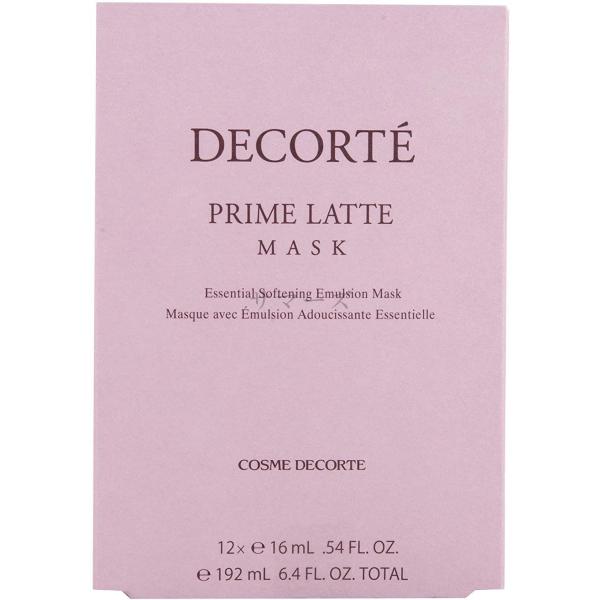 商品名：コスメデコルテ　プリム　ラテ　マスク　内容量：16mL×12枚入