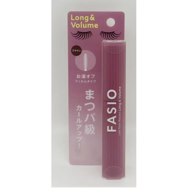 コーセー　ファシオ　まつパ級　フィルム　マスカラ　ロング&ボリューム　02 ブラウン　6g
