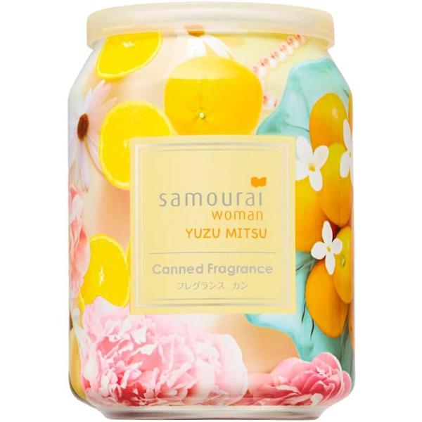 ◆送料無料!!【samourai woman／YM】ゲルタイプ消臭芳香剤◆サムライウーマン ユズミツ フレグランス カン200g◆