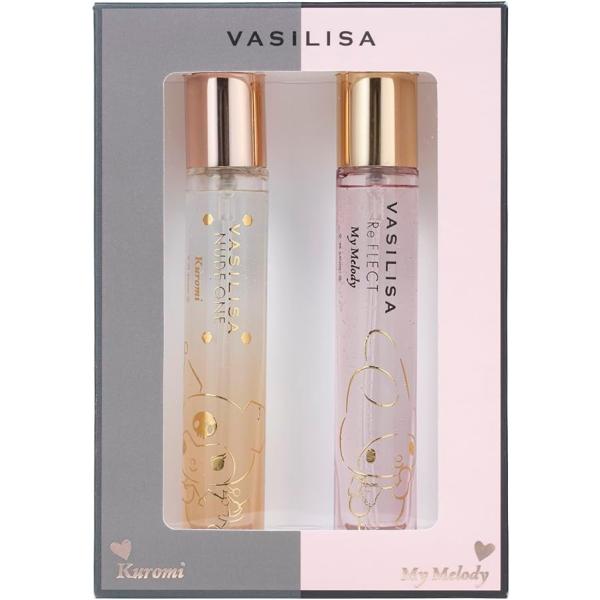 ◆サンリオコラボ【VASILISA】マイメロディ＆クロミ デザインミニ香水◆ヴァシリーサ オードパルファムEDP 8mlX2本◆