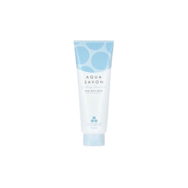 ◆送料無料!! 【AQUA SAVON／WS】テスター品／全身用保湿クリーム◆アクアシャボン トータルマルチクリーム ウォータリーシャンプーの香り 230g◆