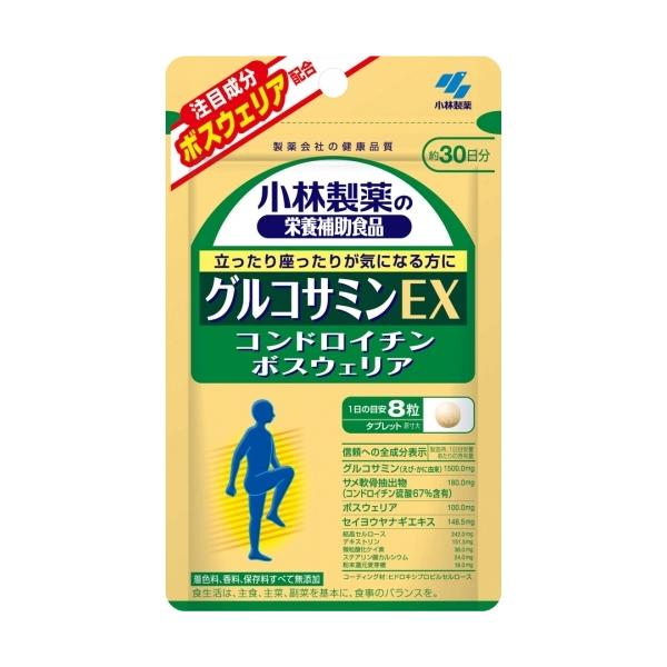 グルコサミン、コンドロイチン、ボスウェリアを配合したタブレットです。着色料、香料、保存料無添加。健康維持にお役立てください。