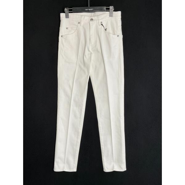【未使用品】1piu1uguale3 CPテーパードデニムパンツ サイズ3 1piu1uguale3 ウノピゥウノウグァーレトレ 5 ホワイト CP