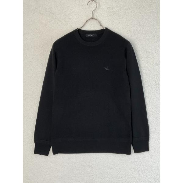 【未使用品】1PIU1UGUALE3 クルーネックニット サイズ5 未使用 1piu1uguale3 ウノピゥウ 3 ブラック CREW NECK ワン