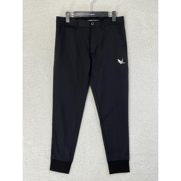 【未使用】1PIU1UGUALE3 GOLF リブパンツ　スウェット ニット 4 未使用 1PIU1UGUALE3 GOLF 4 ブラック RIB PANTS リブパンツ