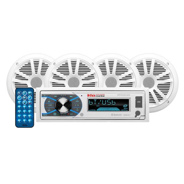 ボス オーディオシステム チューブ Bluetooth ポータブル スピーカー BOSS マリンデッキ ブルートゥース 6.5インチ 防水スピーカー