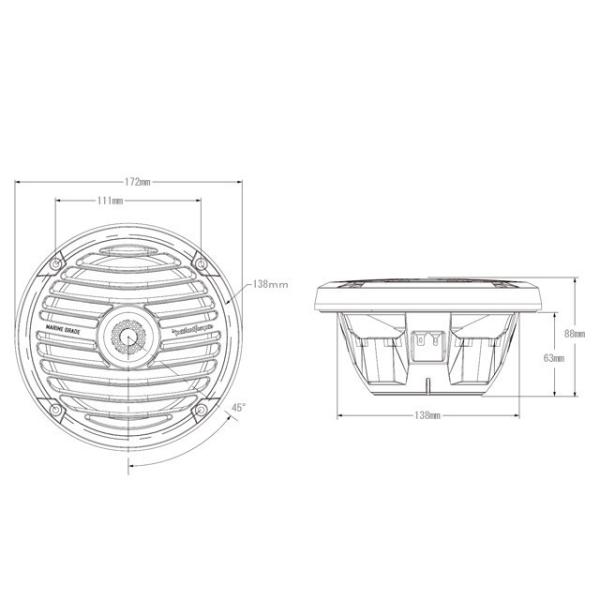 ロックフォード 6 5インチ マリンスピーカー 2way 防水スピーカー Rockford 16 5cm Www Nlqp Com