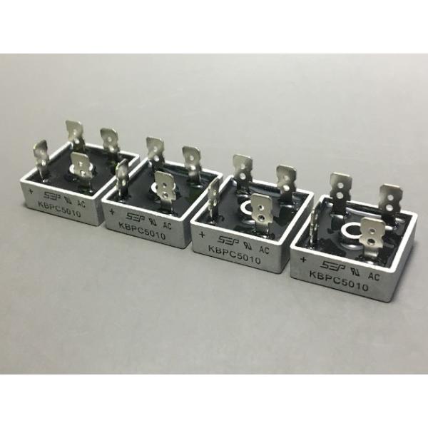 ■商品説明■・高耐圧ブリッジ・ダイオード 1000V 50A(KBPC5010)■販売単位■・1セット (4個)■商品状態■・新品(未使用品)■お支払方法■・銀行振込・郵便振替・クレジットカード・代金引換 (代引き)■発送方法■・クロネコヤ...