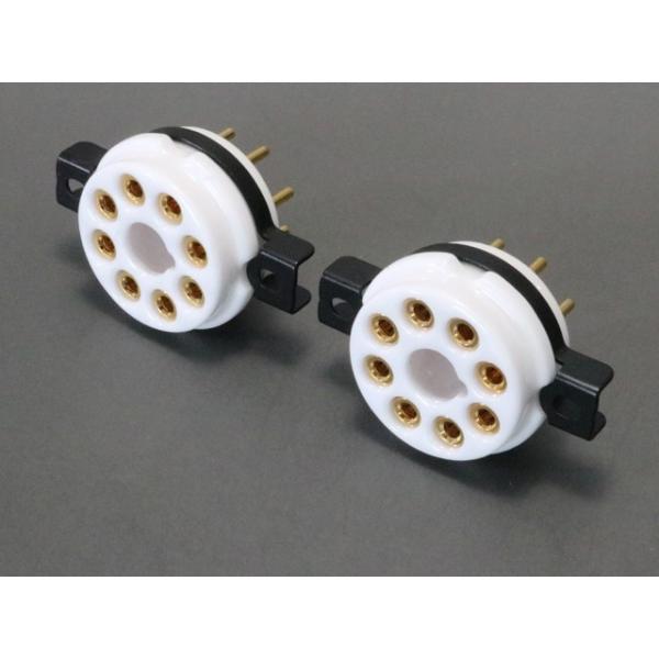 ■商品説明■・金メッキ 真空管ソケット 8ピン・EL34・6SN7・6SL7などに適合■商品詳細■・取り付け穴寸法:27mm・取り付け穴ピッチ:35mm■販売単位■・1セット (2個)■商品状態■・新品(未使用品)■お支払方法■・銀行振込・...