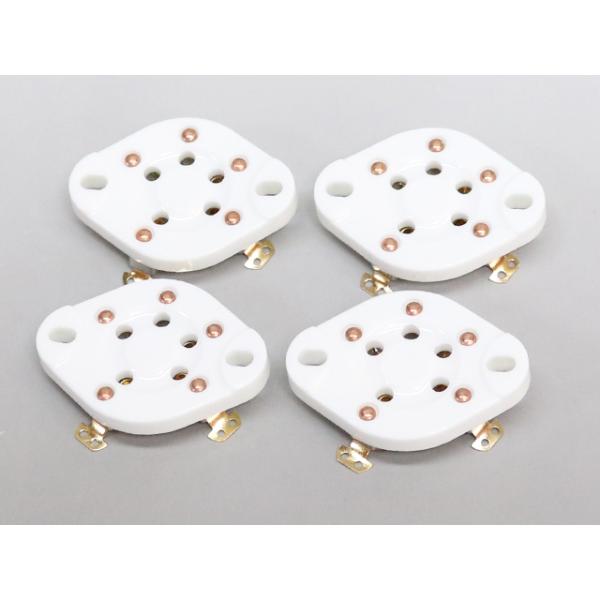 ■商品説明■・真空管ソケット 金メッキ 5ピン・46・76・807などに適合■販売単位■・1セット (4個)■商品状態■・新品(未使用品)■お支払方法■・銀行振込・郵便振替・クレジットカード・代金引換 (代引き)■発送方法■・クロネコヤマト...