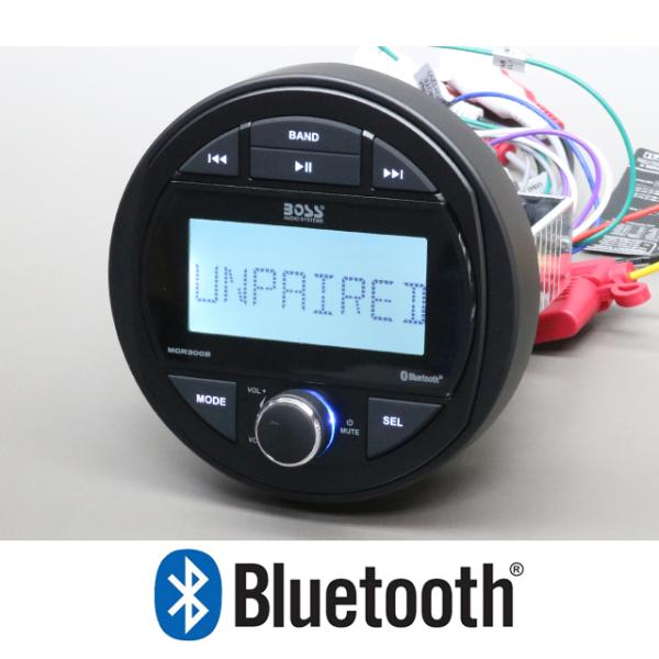 BOSS Bluetoothデッキ 防水 ブルートゥースアンプ