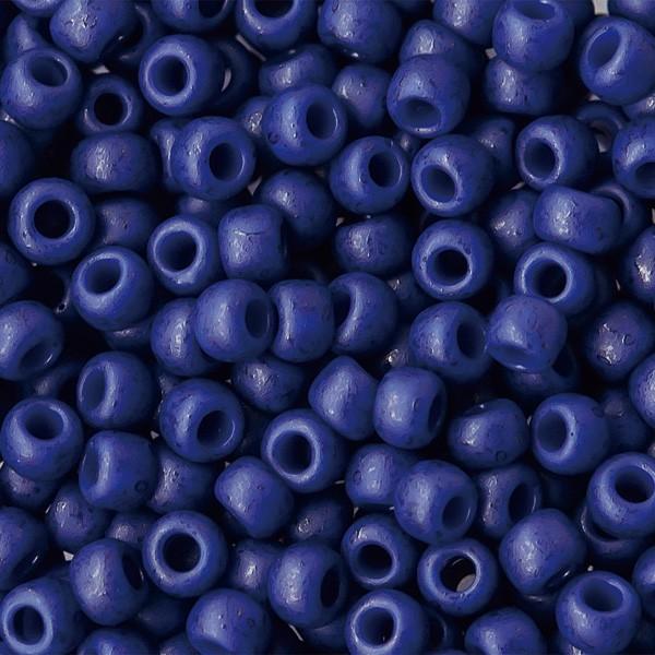 TOHO シードビーズ セミグレーズド 丸大 ビーズ 7g No.2607F ネイビー