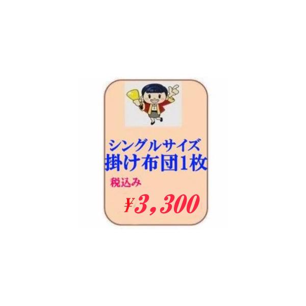 掛け布団1枚・こちらに送られる際にお布団を入れる布団袋を翌日までに発送致します。お手持ちの袋で送られる方は、ご注文時にストアへの要望欄に、布団袋不要とご記入ください。・こちらにお布団を送られる時は、ヤマト運輸でお願い致します。送料着払いでお...