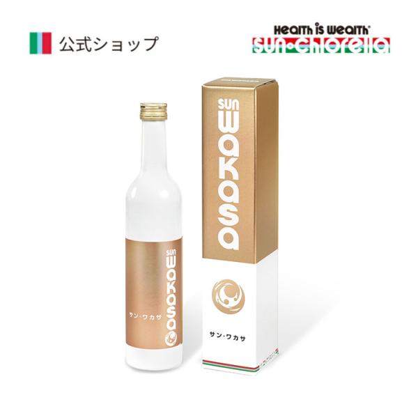 高濃度クロレラエキス（C.G.F.）に天然蜂蜜と梅肉エキスをブレンド！蜂蜜をブレンドした事でお子様にも飲みやすい程良い甘みが好評です。サン・ワカサは、核酸とアミノ酸の複合体といわれる、クロレラ由来の希少価値の高い有用成分C.G.F.を抽出し...