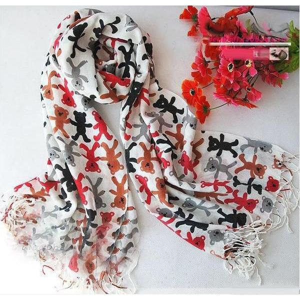 Uv ストール スカーフ 可愛いスタイル 小熊柄ストール Uvスカーフ 全2色 Buyee Buyee Japanese Proxy Service Buy From Japan Bot Online