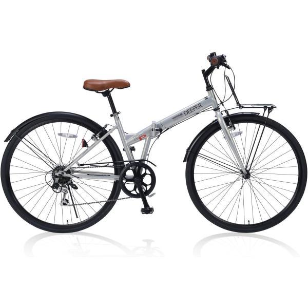 マイパラス クロスバイク 折りたたみ自転車 27インチ DE601  