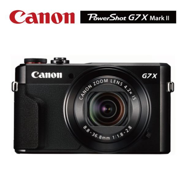 Canon PowerShot G7 コンパクトデジカメ 【美品】 キヤノン（Canon） デジカメ 本体 PSG7X MARKII ブラック PowerShot G7