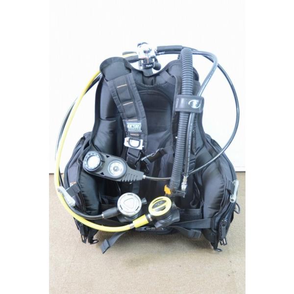TUSA ダイコン、BC、レギュレータ TUSA ダイビング 重器材 セット 4点 BCD レギュレーター