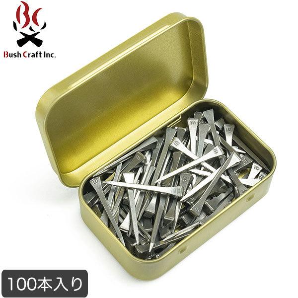 Bush craft ブッシュクラフト たき火フライパンの釘 100本入