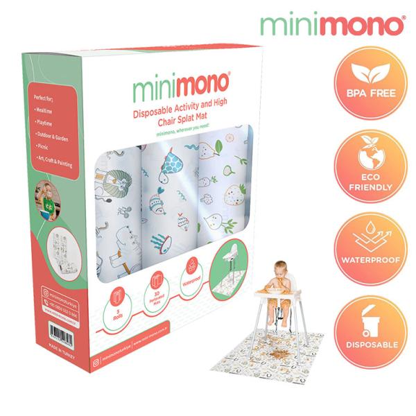 minimonoミニモノ防水おたすけシートMNM060001Minimonoは両親と赤ちゃんに機能的なディテールを提供することを目的として2020年に設立したブランドです。防水おたすけシートは、持ち運びが簡単で実用的。汚れてもまるめて捨てる...