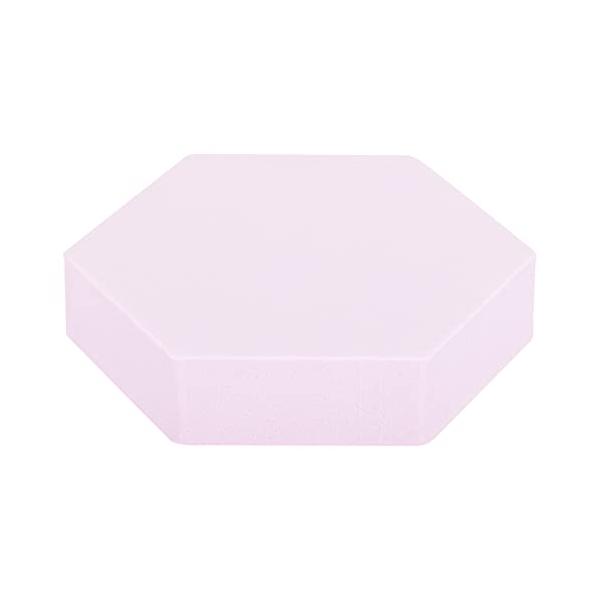 PATIKIL 9x8x2cm 六角形 写真撮影用背景小道具 ハードフォーム 写真小道具 幾何学的キューブ 写真撮影用化粧道具 香水 装飾 ピンク