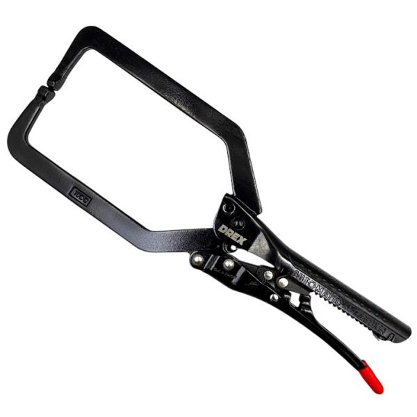 ●深いところを挟む作業に●掴む対象の厚さの関係なく固定できるので、　今まで面倒だった調節ネジを都度回す作業がいりません！　連続作業が多い人ほど使ってほしい一品です。●作業に合わせて掴む力を調節することができます。●通常のバイスよりもロック解...