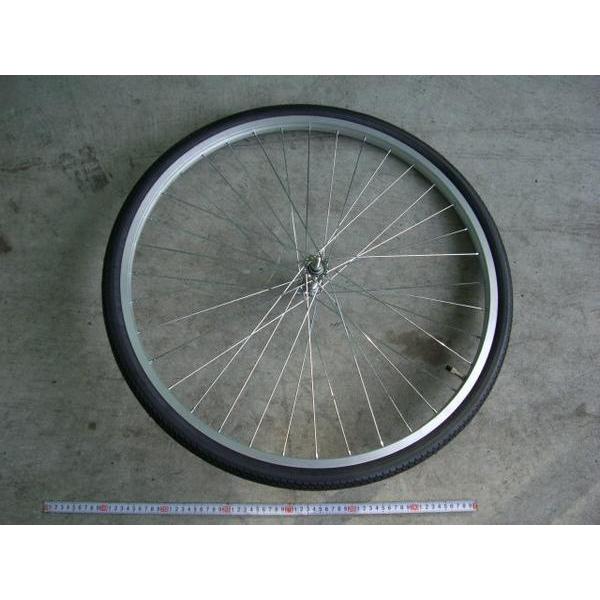 新品自転車前ホイルタイヤチューブ付き26インチ簡単包装 : ダイアナ 