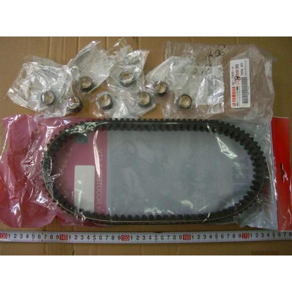 送料込新品マグザム用Vベルト＋ローラー1セットヤマハ純正 : 35-002 