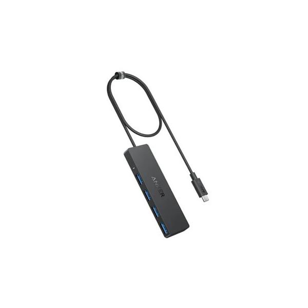 Anker USB-C データ ハブ (4-in-1, 5Gbps) ケーブル 高速データ転送 USB 3.0 USB-Aポート搭載 MacBook/iMac/Surface/Windows (20cm/60cm ケーブル)