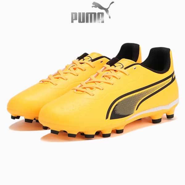 PUMA プーマ キング KING サッカースパイク 黄色 PUMA（プーマ） KING ULTIMATE キング アルティメット FG/AG LONG PILE