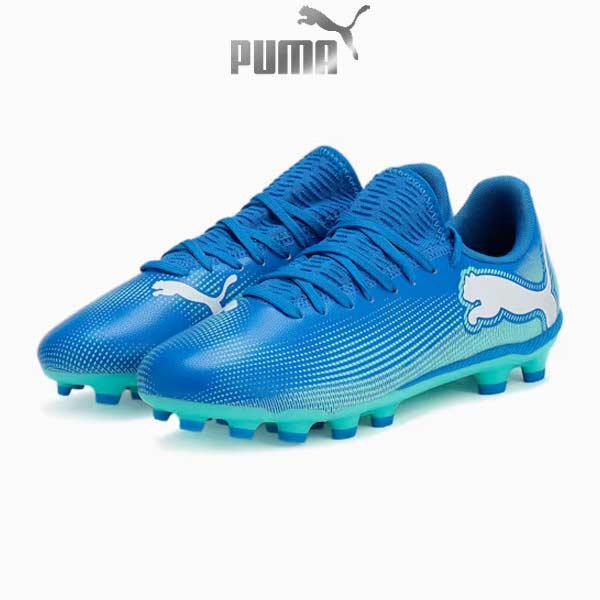 Puma サッカーシューズ 青 プーマ（PUMA）（キッズ）ジュニア サッカースパイク 土・人工芝
