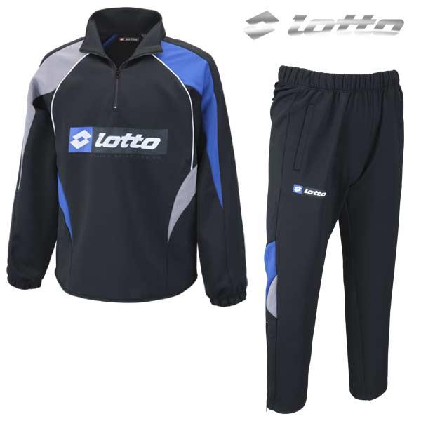 ACミラン Lotto ジャージ　セットアップ　サッカー　セリエA W杯 LOTTO（ロット） ウェア サッカー ハーフジップ ジャージ トップス