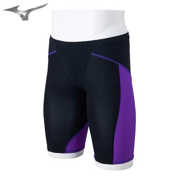 Mizuno スポーツ用水着 ロングスパッツ　紫・青 MIZUNO ミズノ ハーフスパッツ 競泳用 GX SONIC LITE メンズ