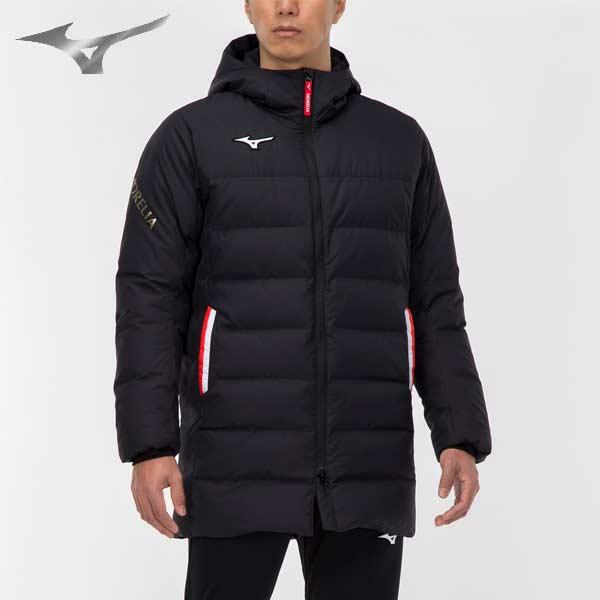 ミズノ モレリア ダウンハーフコート サッカー ジャケット コート