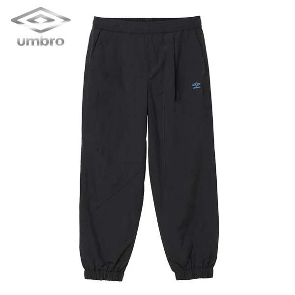 ウェア アンブロ AWAY DAYS アウェイデイズ ナイロン ウーブン ロングパンツ フットボール サッカー トレーニング おしゃれ着 カジュアル UF6FPZ41M-BK00 umbro