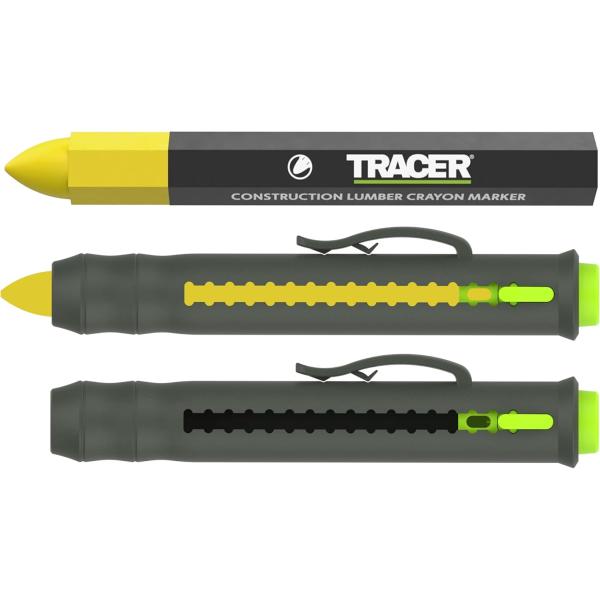 TRACER(トレイサー)  ランバークレヨンホルダー（イエロークレヨン付き）