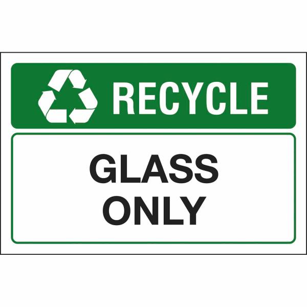 HY-KO 9.25x14アルミサイン【RECYCLE GLASS】