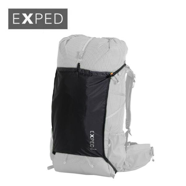 EXPEDのライトニングに装着できる容量可変式ポケット。■ブランド名：EXPED ■商品名：フラッシュパックポケット ■商品型番：396525-B11 ■カラー：ー ■サイズ：43 × 33cm ■素材：リサイクル100Dロビックトリプルリ...