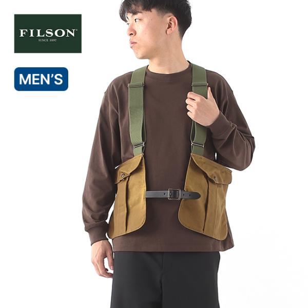 FILSON フィッシングベスト フィルソン　ゲームバッグ　新品　入手困難 FILSON フィルソン ティンゲームバッグ 8051-45-70505 メンズ