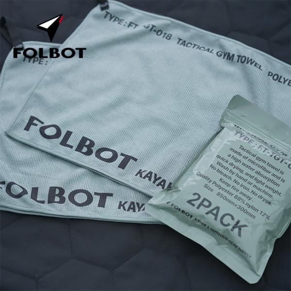 FOLBOT フォルボット タクティカルジムタオル FT-TGT00018 TACTICAL GYM TOWEL マイクロファイバー 吸水速乾 ギフト 2025 秋冬