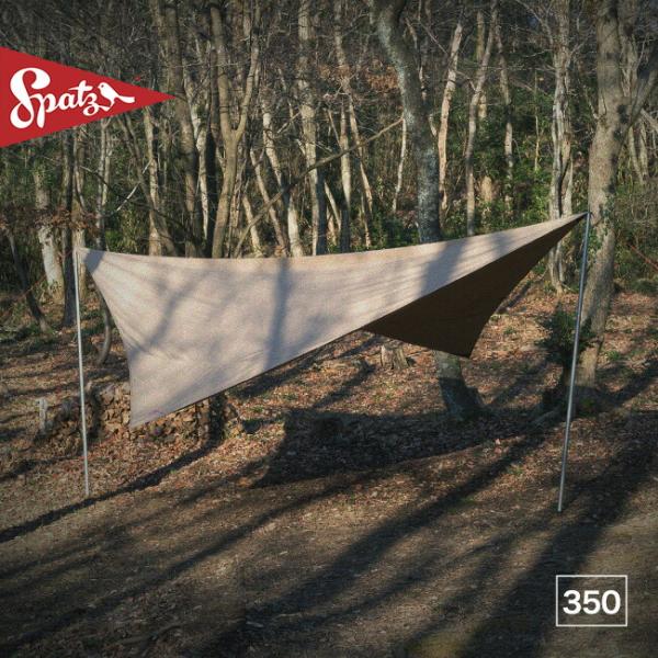 最終価格【新品未使用】スパッツ スクエアウィング350BTCタープ Spatz Spatz スパッツ スクエアウィング350BTCタープ 282992 タープ ウイング