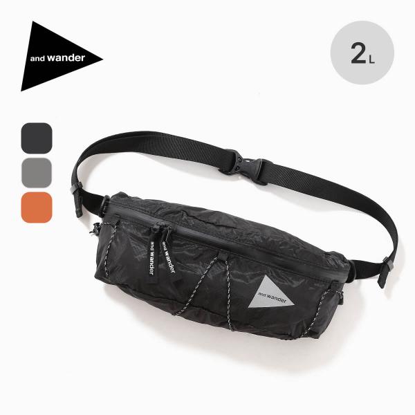 andwander アンドワンダー　ショルダーバッグ　ウェストバッグ and wander (アンドワンダー) heather waist bag / ヘザー