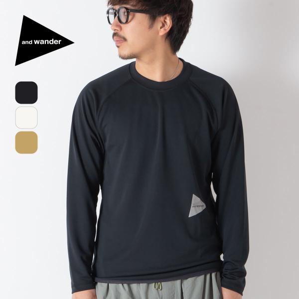and wander（アンドワンダー） ドライジャージーラグランLS T