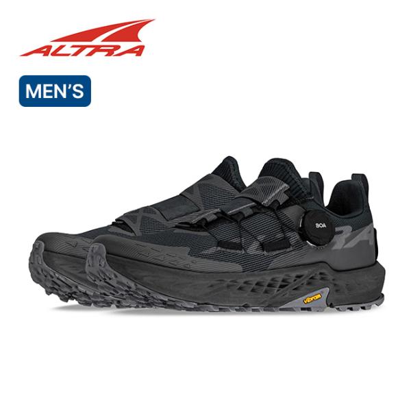 ALTRA アルトラ ティンプ5ボア メンズ Timp 5 BOA 靴 スニーカー シューズ カジュアル クッション トレイルランニング ハイキング 登山 黒 2025 秋冬