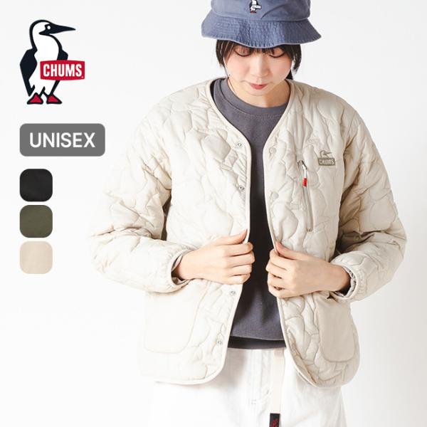 CHUMS チャムス ブービーステッチパデッドカーディガン CH04-1469 CHUMS（チャムス） ブービーステッチパデッドカーディガン CH04-1469
